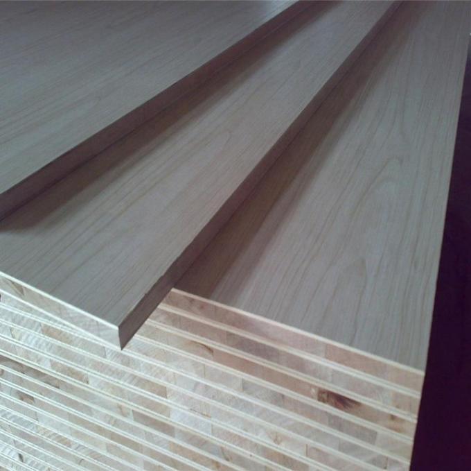 Feuilles de panneau de bloc de décoration intérieure, panneau de bloc de bois dur de WBP 18mm
