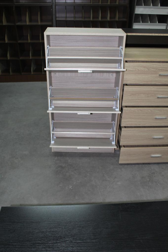 Cabinet en bois de support de chaussure de fonction multi/grand entreposage en en bois d'intérieur boîte à chaussures