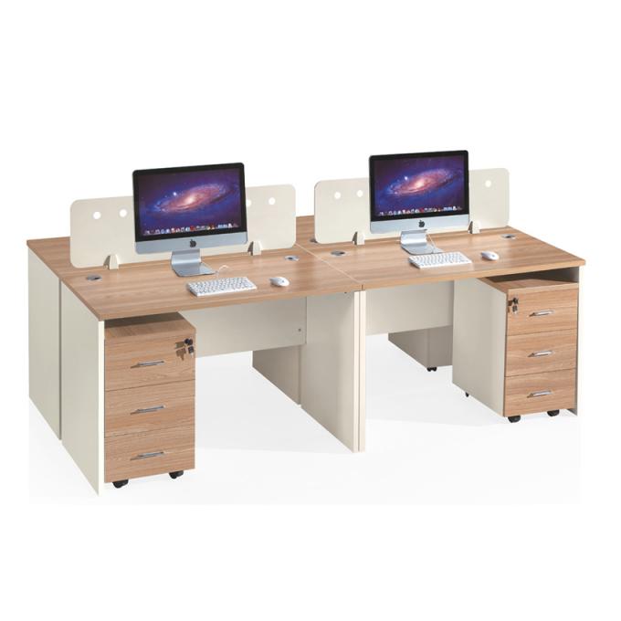 Meubles de bureau classiques de noix, Tableaux en bois adaptés aux besoins du client de salle de conférence de couleur