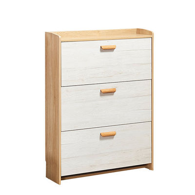 Conception simple moderne portative de mélamine de Cabinet en bois enduit abordable de chaussure