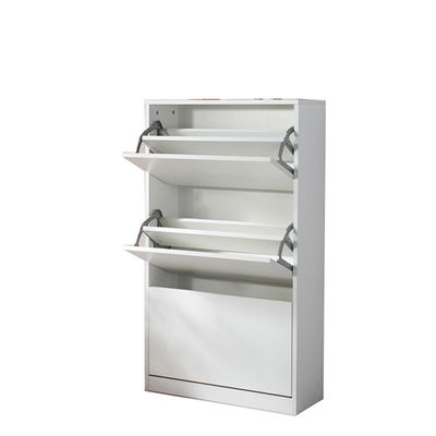 Cabinet enduit de panneau de particules de mélamine de preuve de feu pour le support de chaussure de Diy de salon